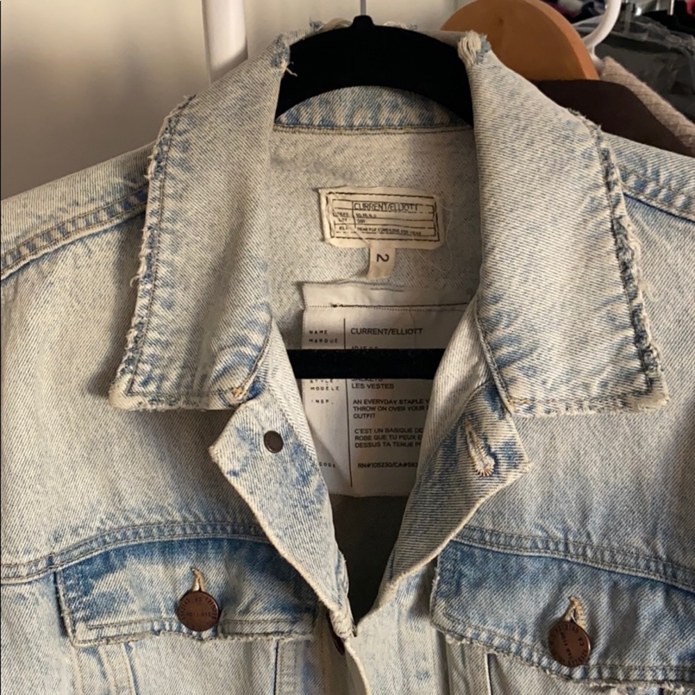 Current Elliot Oversized Denim Jacket - image 2